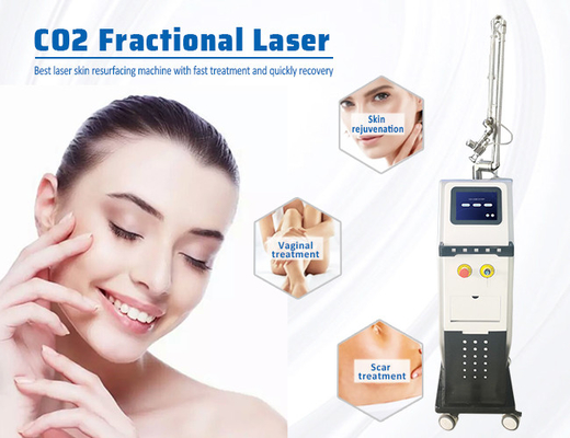 15W 10600Nm Fractional Co2 Laser Beauty Machine ฟื้นฟูผิว
