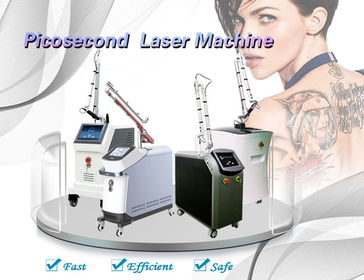 755nm 450ps Picosecond Laser Machine การกำจัดรอยสัก Q Switched Nd Yag