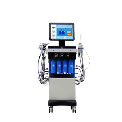 LCD 9 In 1 Hydrafacial เครื่องทำความสะอาด Microdermabrasion Facial Machine