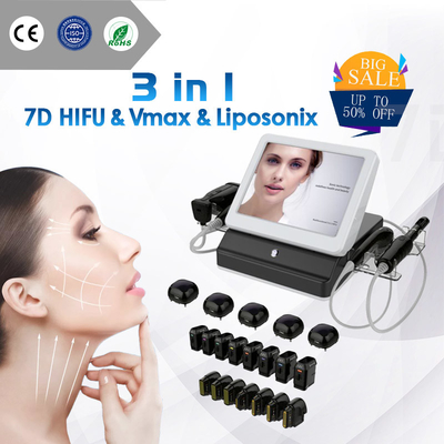7d Hifu Ultramage / 7d Hifu Machine เครื่องกำจัดริ้วรอยกระชับสัดส่วน Hifu Beauty Machine 7d