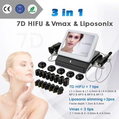 3d 4d 5d 7d 8d เครื่องกระชับสัดส่วน Hifu Face Lifting Anti Wrinkle
