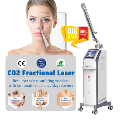 Air Cooling Touch Screen Co2 Fractional Laser Machine การรักษาสิว